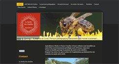 Desktop Screenshot of lejardindesabeilles.com